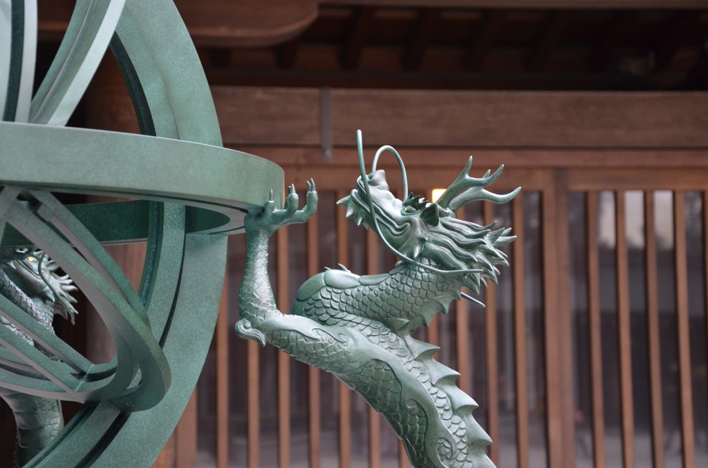 寒川神社にて