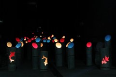 カラフルな灯籠