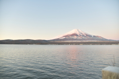 今日の朝焼け富士山