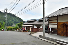 奥多摩駅前の風景