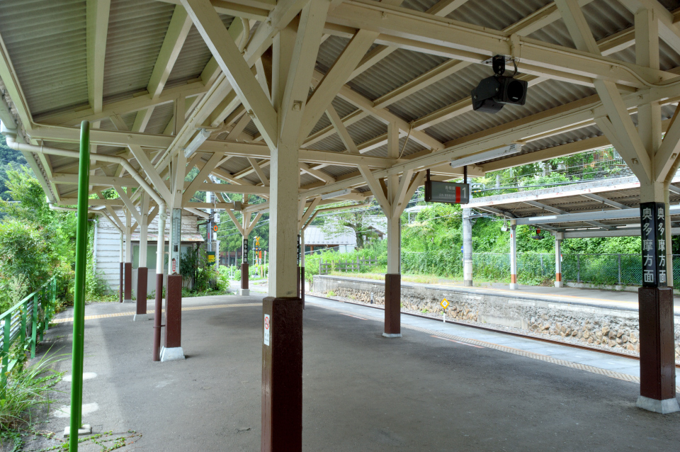 奥多摩駅ホーム