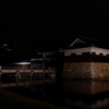 広島城門in宵闇