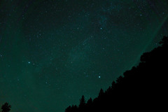 山梨県の栃本広場にて