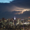 六本木ヒルズから見た　夜の東京の街並み