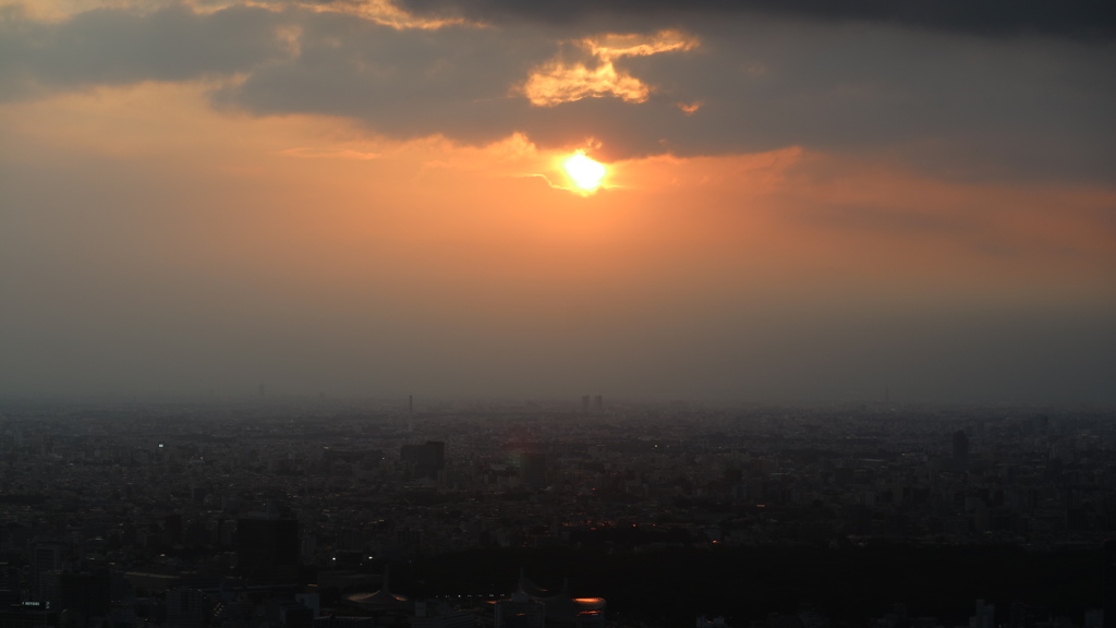 夕日