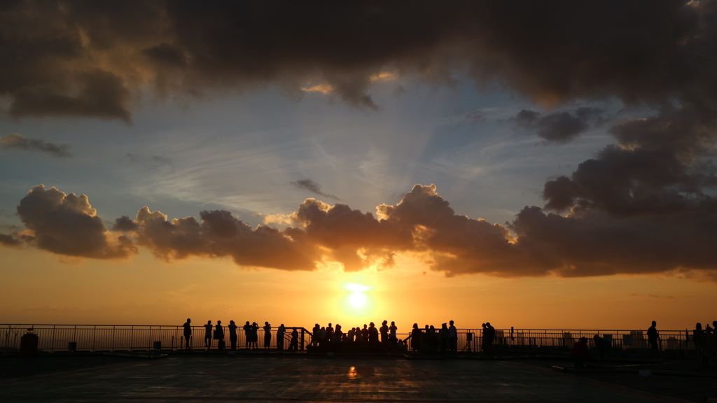 スカイデッキからの夕景
