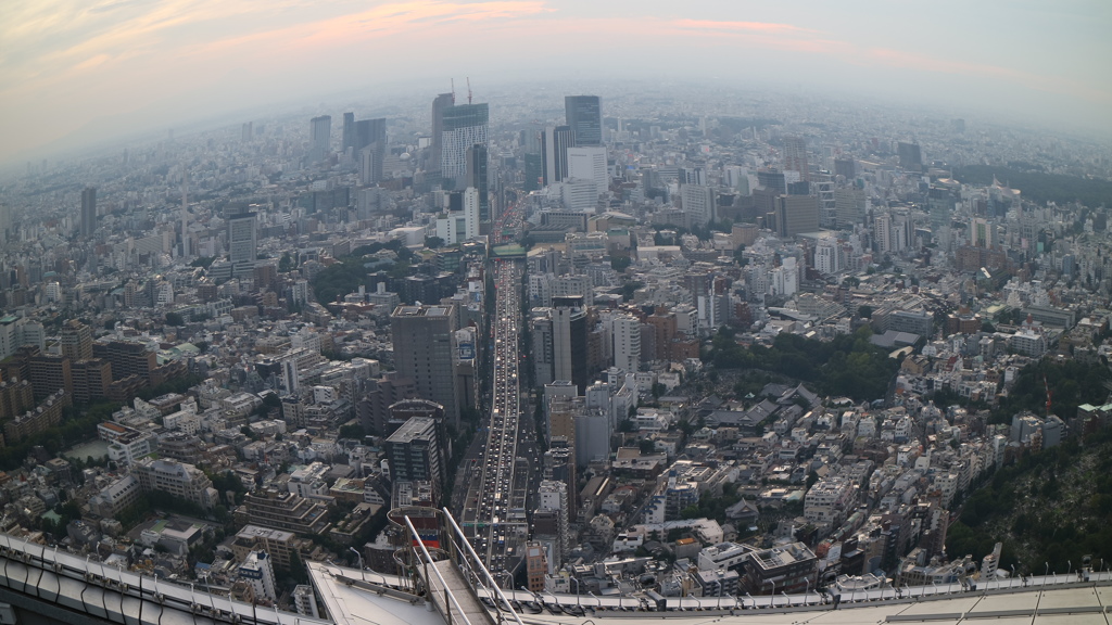 魚眼レンズ風に撮ってみました。