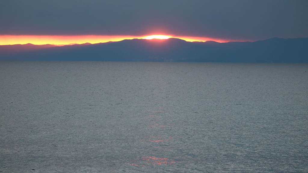 稲村ヶ崎の夕日