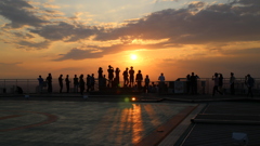 ある日の夕陽　④