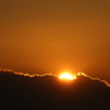 六本木ヒルズスカイデッキから見た夕日
