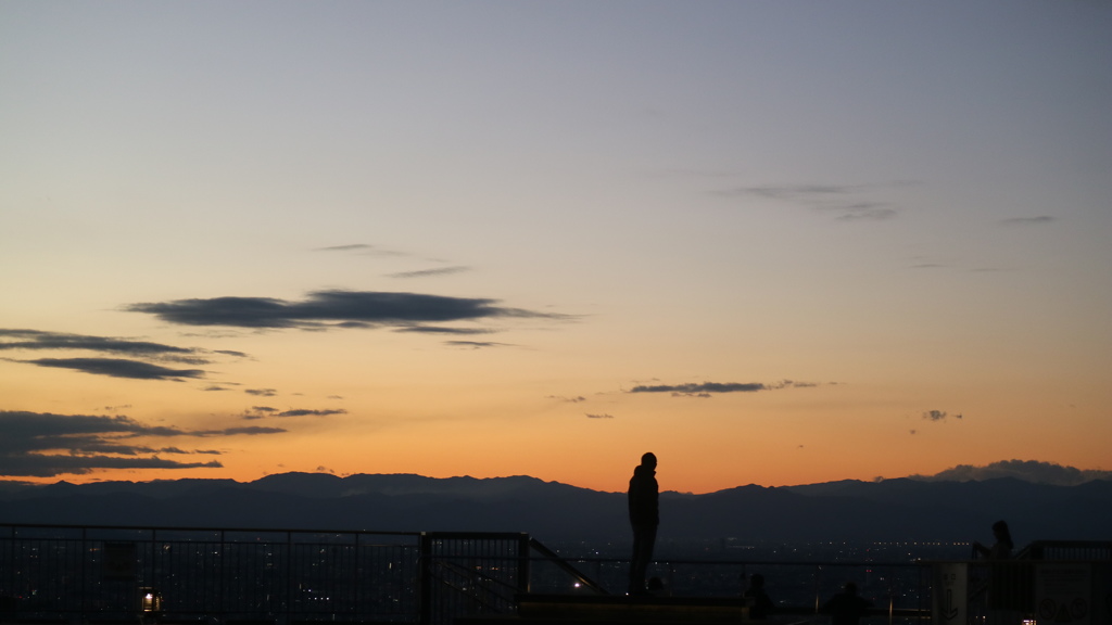 スカイデッキからの夕景