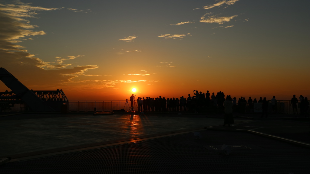 想い出の夕陽