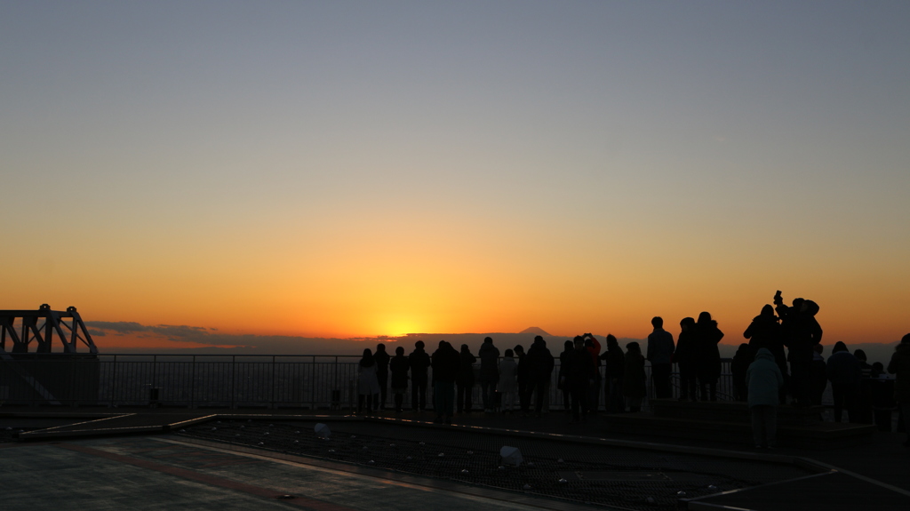 スカイデッキからの夕景
