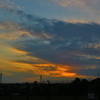 きょうの夕焼け