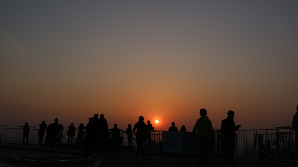 想い出の夕日