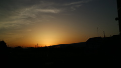 沈む夕陽