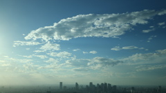 白い雲と青い空