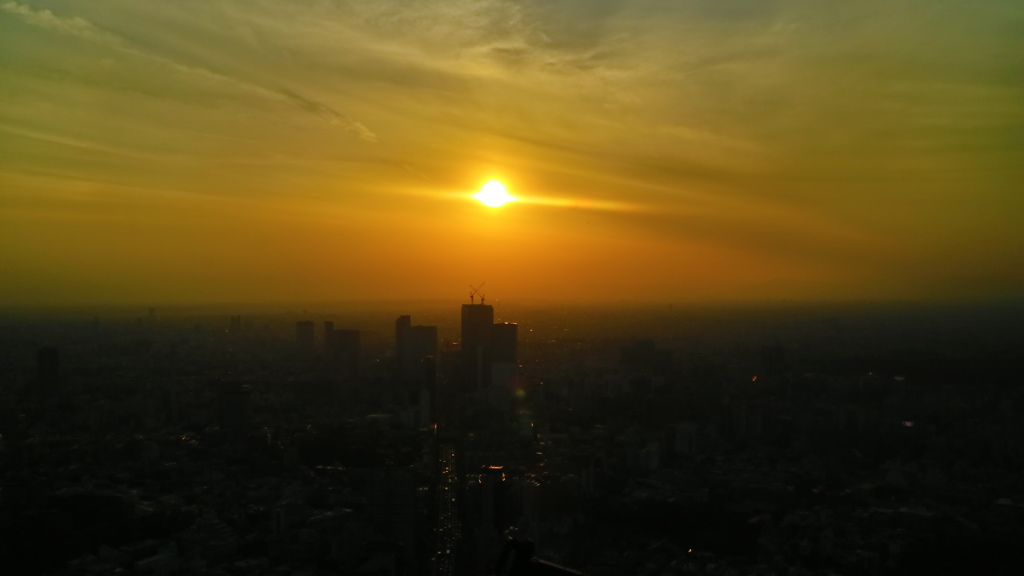 夕日