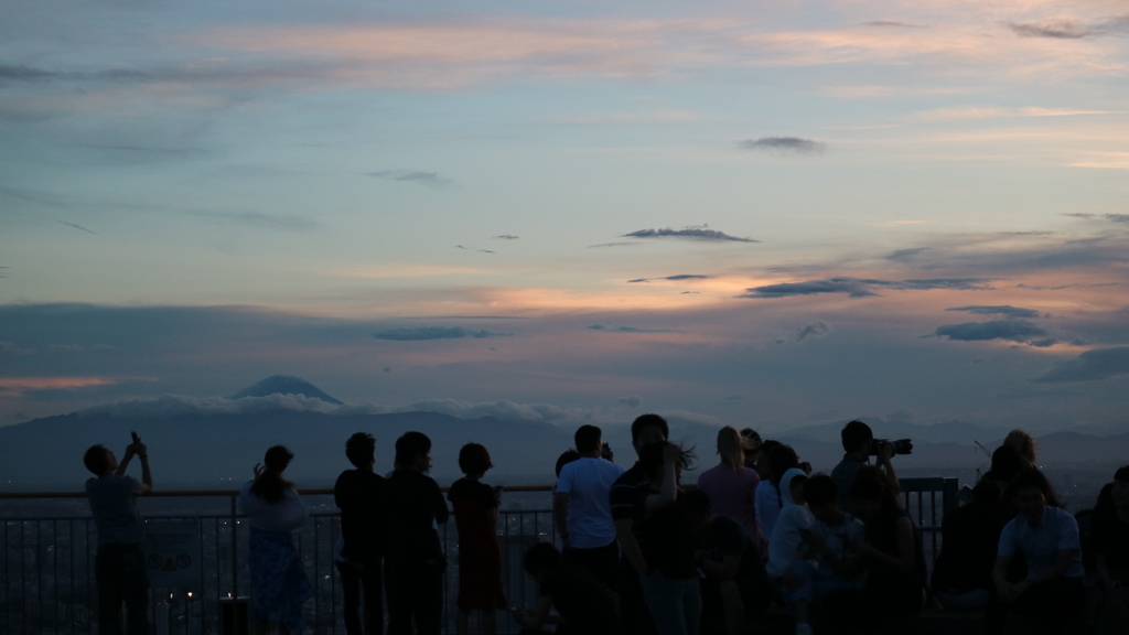 スカイデッキからのMount Fuji