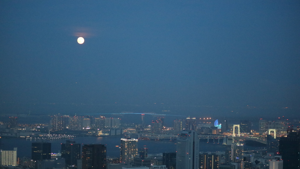 月と二つの橋
