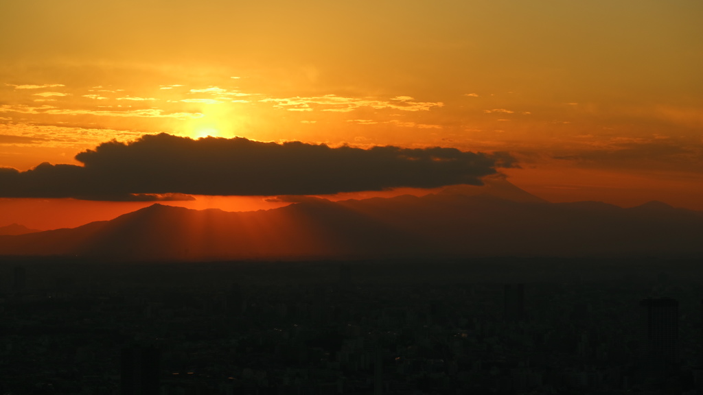 スカイデッキからの夕景②