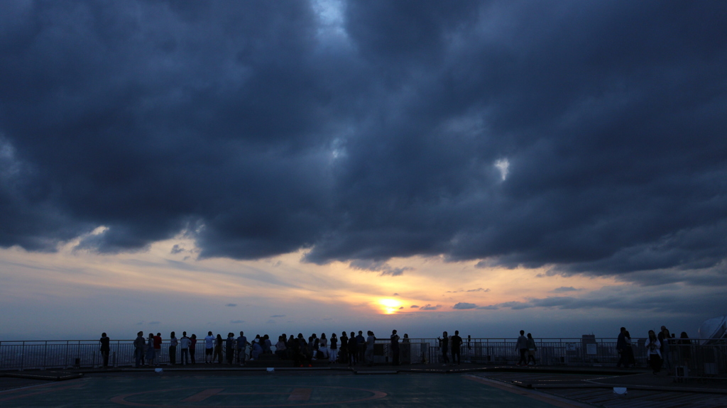ある日の夕陽　⑩