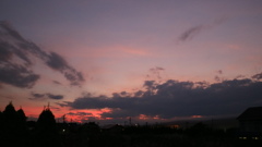 きょうの夕焼け