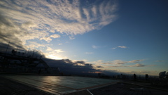 六本木ヒルズスカイデッキから見た空と雲　好きだな　この光景