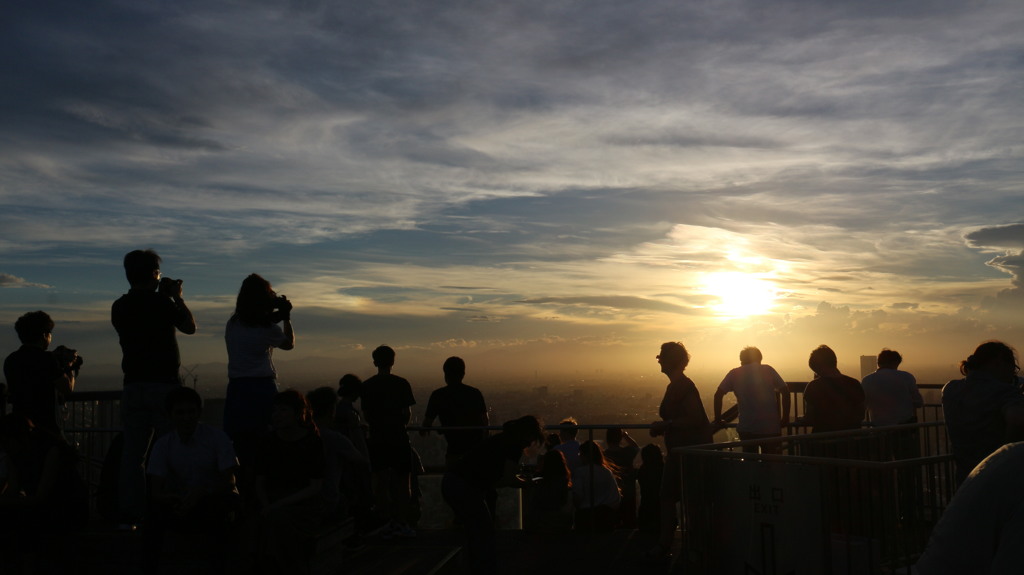 六本木ヒルズからの夕景　①