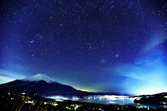 星空を突き上げる大地