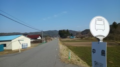 川内村の農道