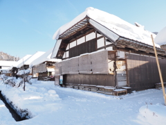 雪の大内宿その１