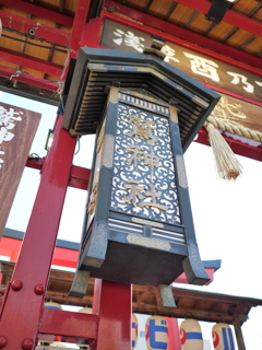 鷲神社入り口にて