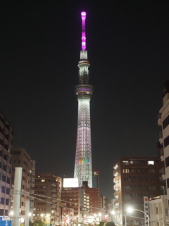 スカイツリー夜景その１