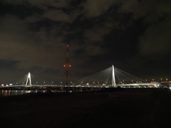 大師橋ライトアップその１