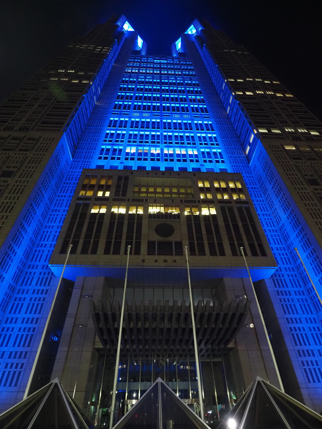 都庁ライトアップその２