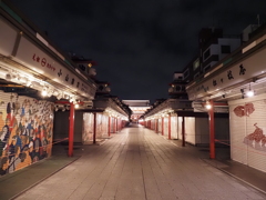 人気が無い浅草仲見世