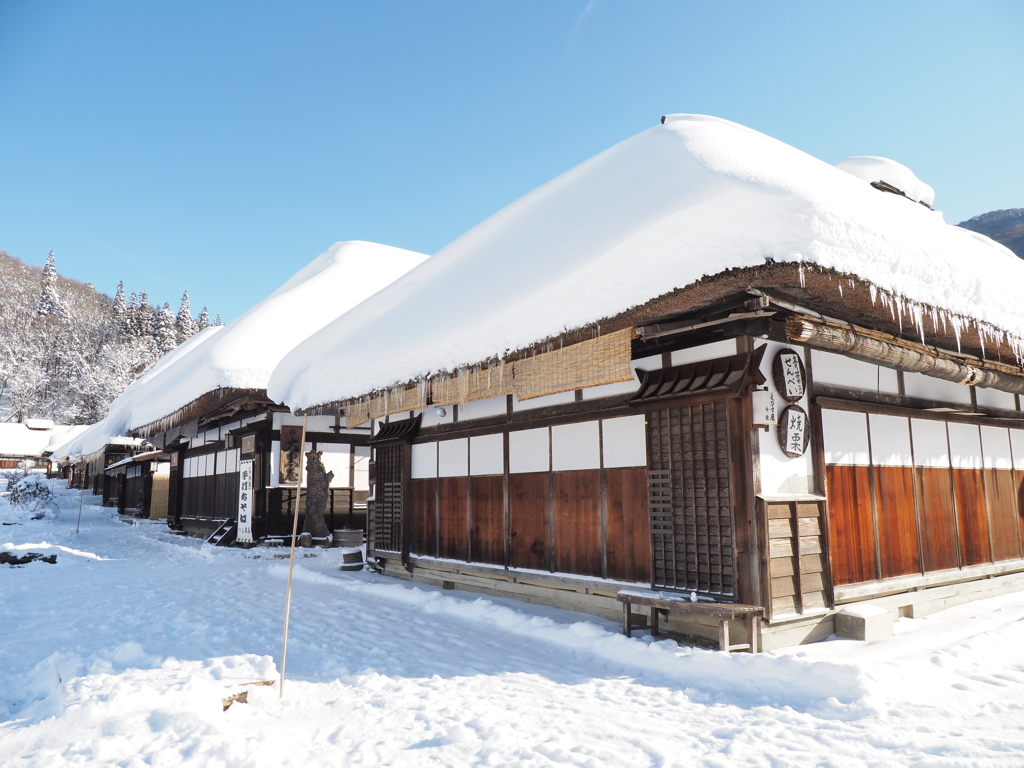 雪の大内宿その６