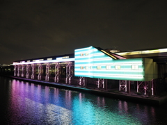 東京モノレール大井競馬場前駅イルミネーションその２