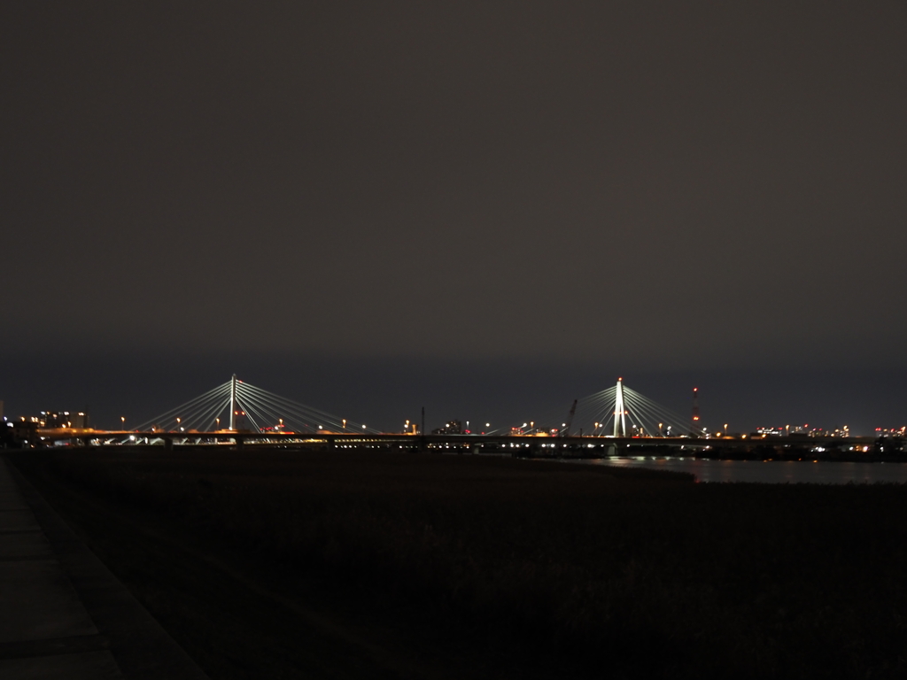 大師橋ライトアップその６