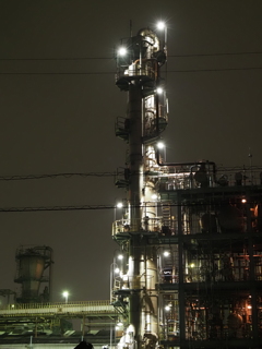 工場夜景試し撮りその１
