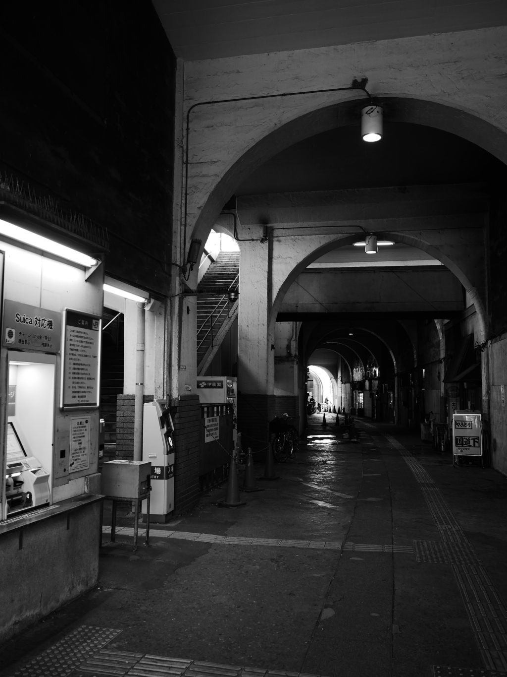 国道15号線側からの眺め