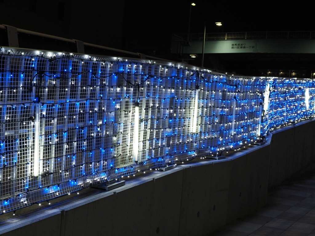 東京モノレール大井競馬場前駅イルミネーションその５