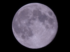 満月だったので手持ちで撮影1