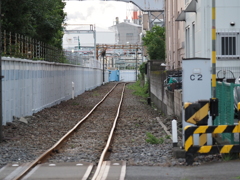 工業地帯の引込み線