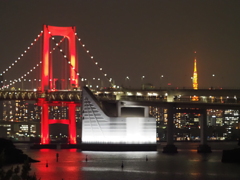 アラート下のレインボーブリッジその１