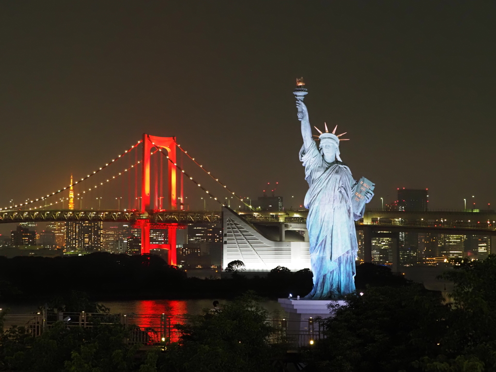 アラート下のレインボーブリッジその２