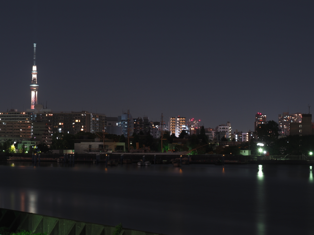 朝潮大橋からのスカイツリー