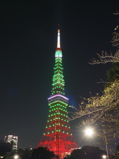 緑色な東京タワー