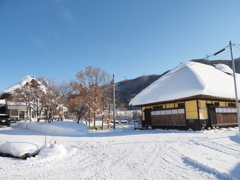 雪の大内宿その２